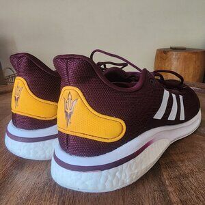 Adidas Maroon/Gold Arizona State Sun Devils Supernova Running Shoes Mens Size 13